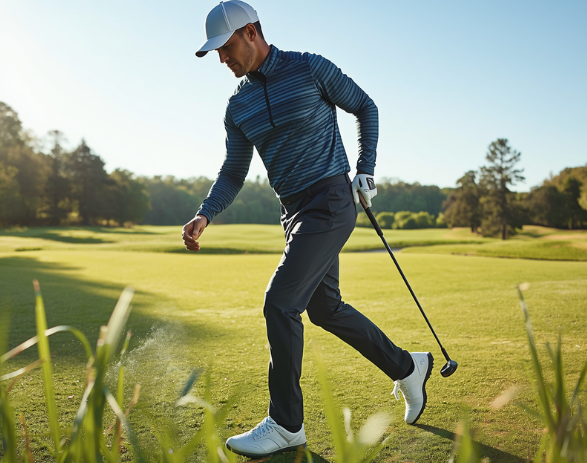 modern-golf-apparel-technology-with-performance-polo-jacket-and-sun-protection-gear